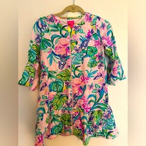 Lily Pulitzer, Girls Size  XL (12/14) Cover Up.